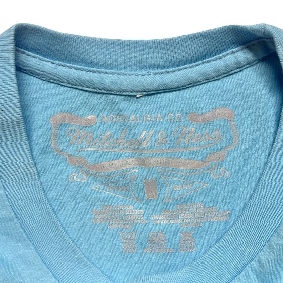 Mitchell & Ness Phillies T-Shirt Cooperstown Collection Blue Retro Tee Shirt M - Picture 5 of 8